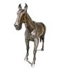 Levensgroot paard - metaal - hoofd omhoog - Afbeelding 5