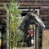 Levensgroot paard - metaal - hoofd omhoog - Afbeelding 4