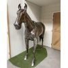Levensgroot paard - metaal - hoofd omhoog