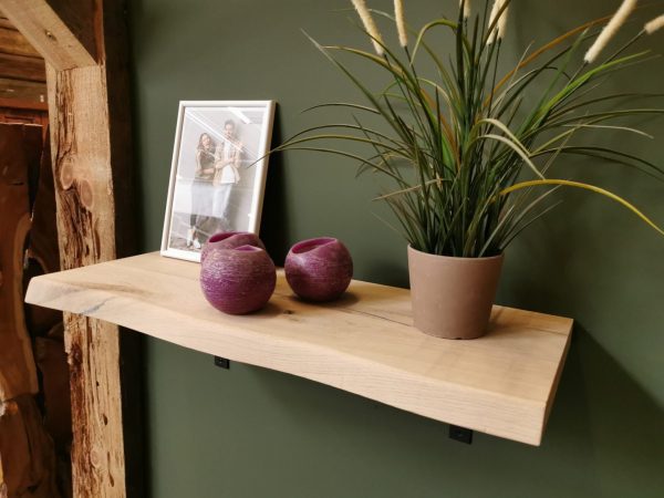 Wandplank boomstam - Massief eiken - 40 mm - Afbeelding 4
