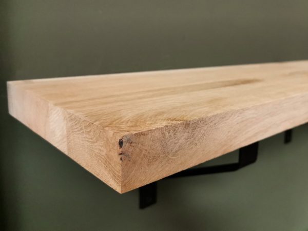 Wandplank recht - Massief Eiken - 40 mm