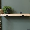 Wandplank recht - Massief oud eiken - 40 mm - Afbeelding 2