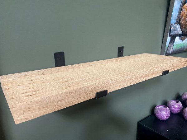 Wandplank recht - Massief oud eiken - 40 mm - Afbeelding 5