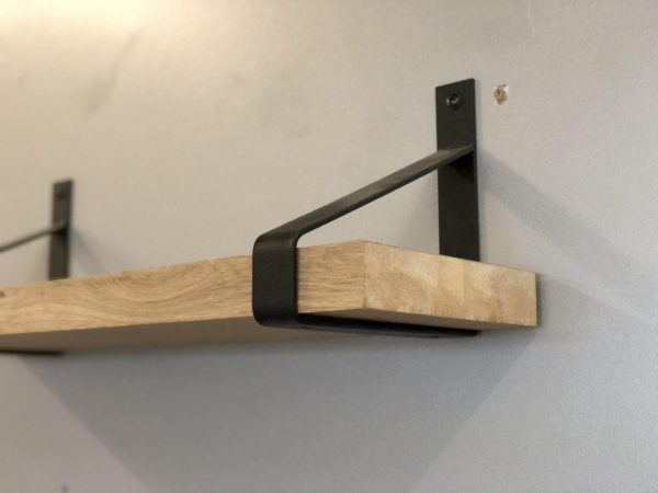 Plankdrager BOU 5 - zwart metaal - Afbeelding 4