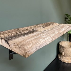 Wandplank boomstam - Railway Sleeperwood (duurzaam) - 40 mm