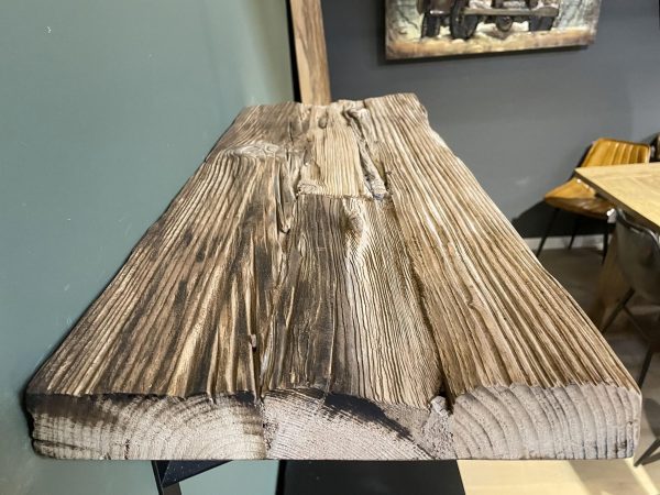 Wandplank boomstam - Railway Sleeperwood (duurzaam) - 40 mm - Afbeelding 4