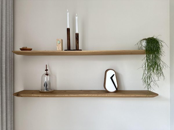 Wandplank verjongd - Massief eiken - 30 mm - Afbeelding 3