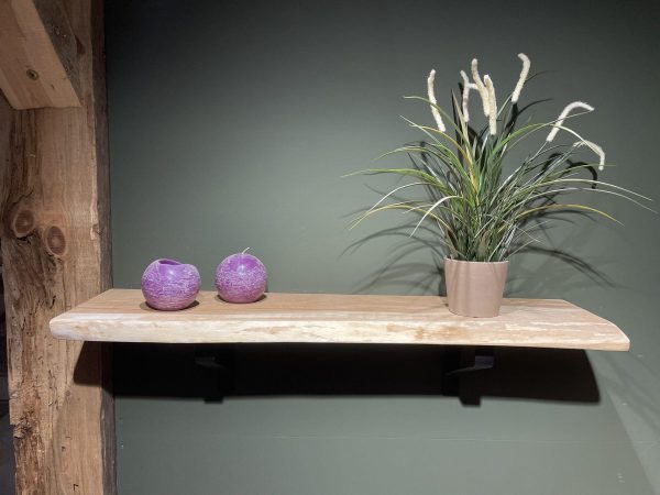 Wandplank boomstam - Suar tropisch hardhout - 30/35 mm - Afbeelding 3