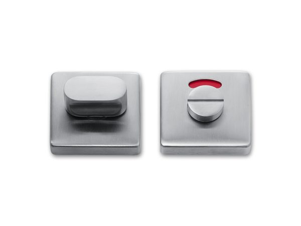 Vrij/bezet garnituur (toilet) - RVS - Afbeelding 3