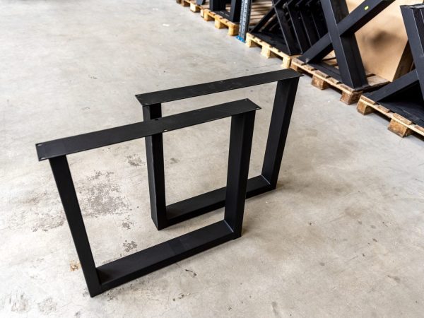 U-poot - zwart metaal - koker: 10x5 cm - Afbeelding 4