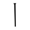 U-poot (bartafel) - zwart metaal - koker: 5x5 cm - Afbeelding 3