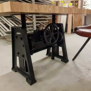 Verstelbaar onderstel Rome (tafel) - zwart metaal - 71 cm