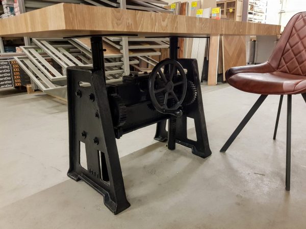 Verstelbaar onderstel Rome (tafel) - zwart metaal - 71 cm
