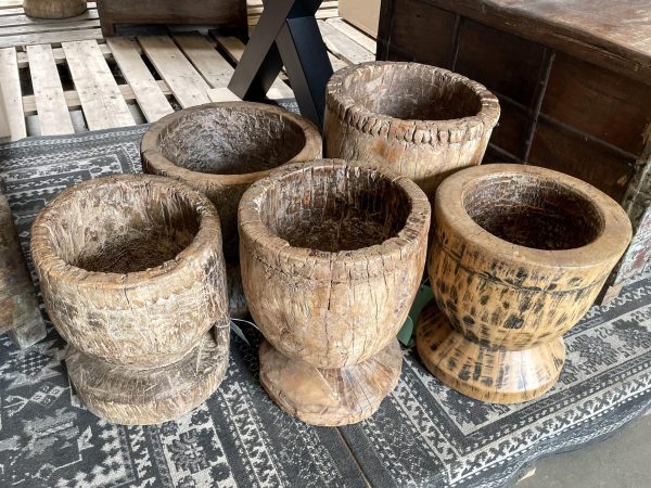 Vijzels uit India - hout - origineel