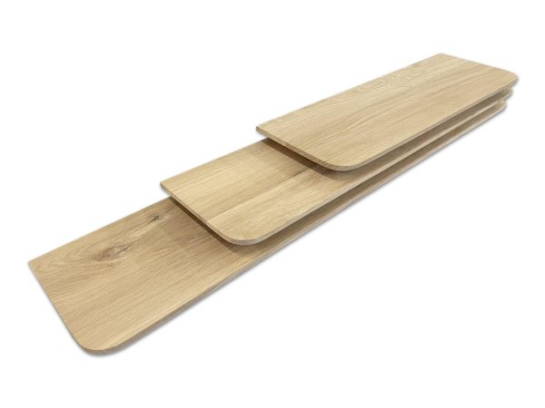 Wandplank verjongd - Massief eiken - 30 mm - Afbeelding 17