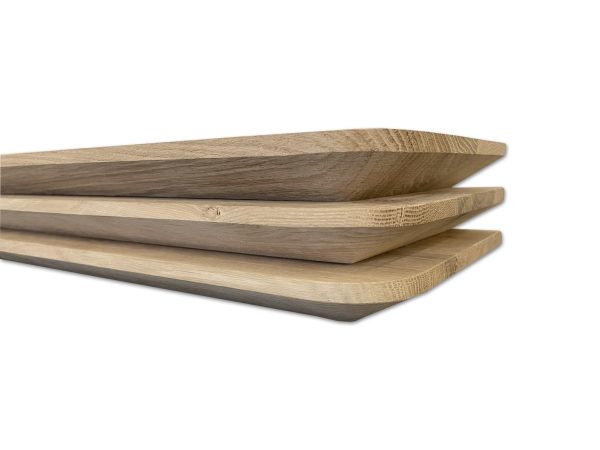Wandplank verjongd - Massief eiken - 30 mm - Afbeelding 11