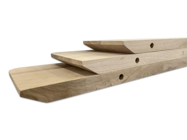 Wandplank verjongd - Massief eiken - 30 mm - Afbeelding 15