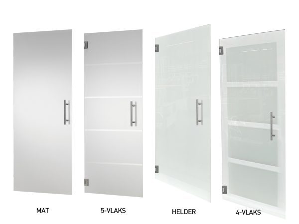 Hardglas deur - CanDo - Vier varianten - Afbeelding 2