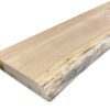 Wandplanken recht & boomstam (lange lengtes) - massief oud Eiken - 40 & 50 mm