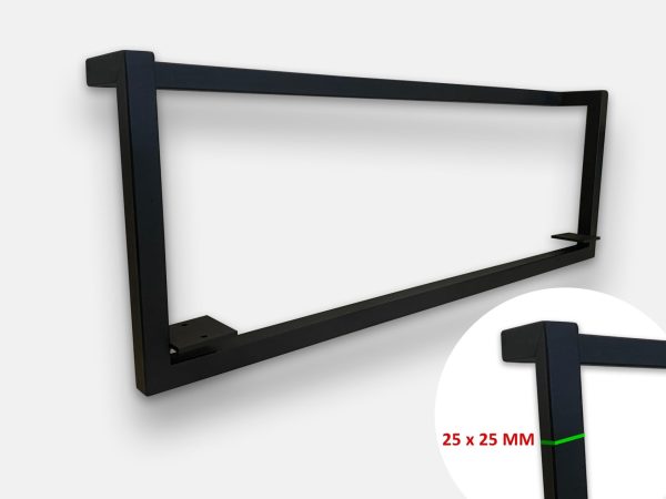 Plankdrager BOU 4 - zwart metaal