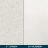 Wand- en plafondbekleding - Agnes One-Step - Wit stuc- / wit schuurwerk