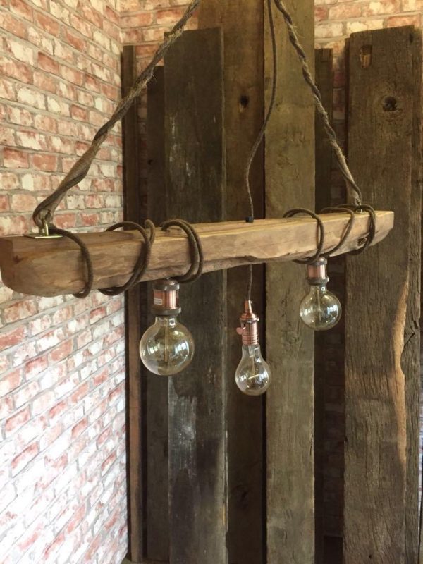 Barnwood balk - Gesplitst - 50/55 mm - Afbeelding 4