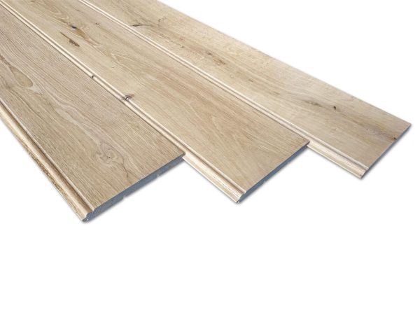 Wand- en plafondbekleding / dakbeschot (kraaldeel) - massief Eiken - 18,5 x 250 cm - Afbeelding 4