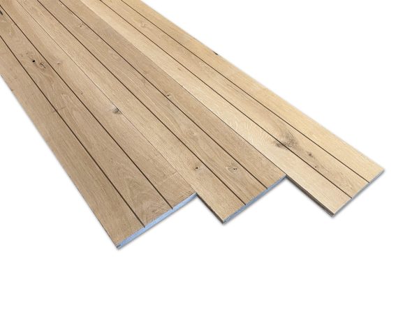 Wand- en plafondbekleding / dakbeschot (kraaldeel) - massief Eiken - 18,5 x 250 cm - Afbeelding 10