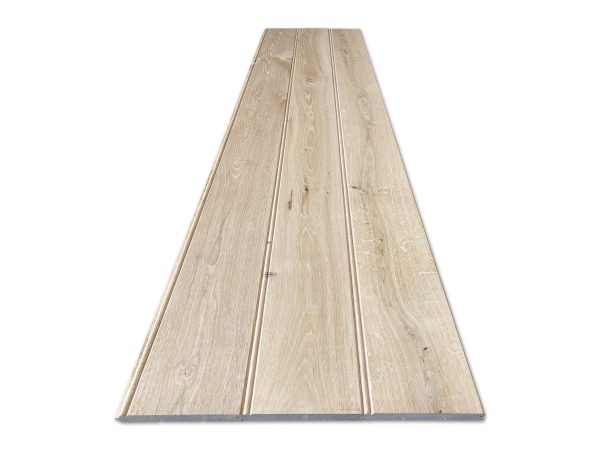 Wand- en plafondbekleding / dakbeschot (kraaldeel) - massief Eiken - 18,5 x 250 cm