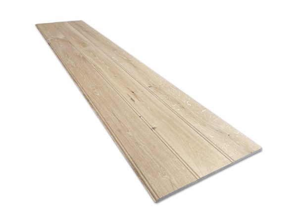 Wand- en plafondbekleding / dakbeschot (kraaldeel) - massief Eiken - 18,5 x 250 cm - Afbeelding 2