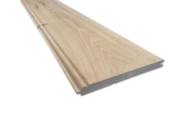 Wand- en plafondbekleding / dakbeschot (kraaldeel) - massief Eiken - 18,5 x 250 cm - Afbeelding 8