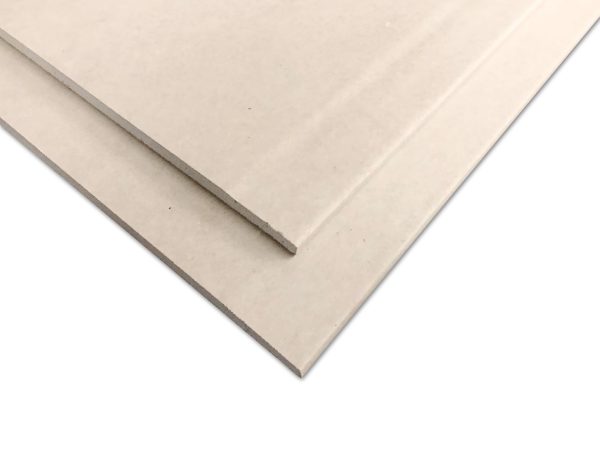 Gipsplaat van 12,5 mm dik met afgeschuinde kant. Ideaal als wandbeplating. Op voorraad bij Bouwie