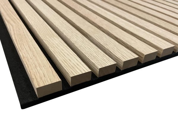 Wandpaneel Akoestisch - Natural Oak - 60 x 260 cm - Afbeelding 3