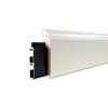 Plint - kraal - 19 x 80 mm - met kabelgoot