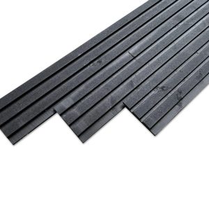 Rhombus Rabat - Vuren - Zwart - 15 x 140 mm