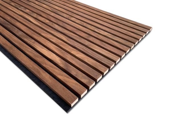 Wandpaneel Akoestisch - Walnut - 60 x 260 cm - Afbeelding 2