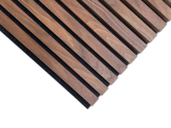 Wandpaneel Akoestisch - Walnut - 60 x 260 cm - Afbeelding 4