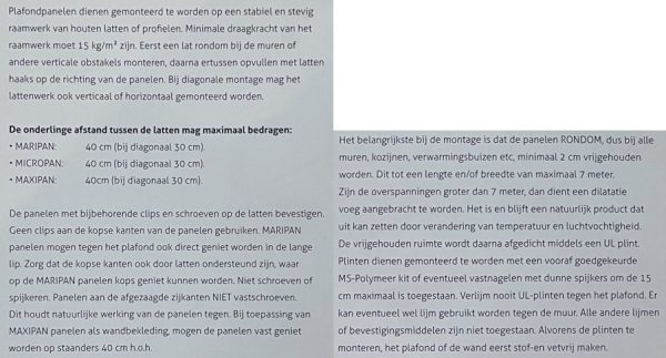Wand- en plafondbekleding - Maripan - HDF - vochtwerend - Afbeelding 9