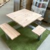 Picknicktafel frame - gegalvaniseerd staal - 6 personen - Afbeelding 4