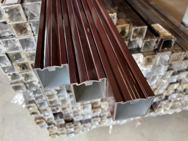 Trapleuning - Aluminium - 40 x 40 mm - Afbeelding 2