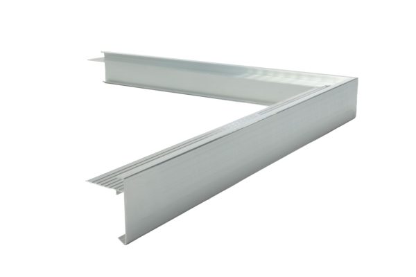 Aluminium daktrim - buitenhoek - 45 x 45 mm