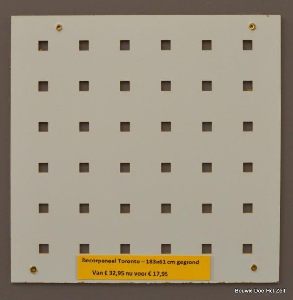 Decorpaneel - Toronto - MDF gegrond - 183 x 61 cm