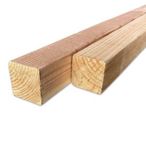 Paal - Douglas - 65 x 65 mm - Geschaafd & Gedroogd