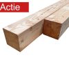 Geschaafde Lariks tuinhout paal in de maat 140 x 140 mm