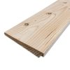 Douglas blank Zweeds rabat van Bouwie, een plank op een witte achtergrond