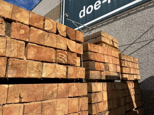 Paal - Lariks - 150 x 150 mm - ACTIE! - Afbeelding 4