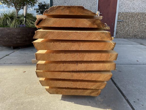 Douglas schaaldelen - 63 mm - 400 cm - Afbeelding 2
