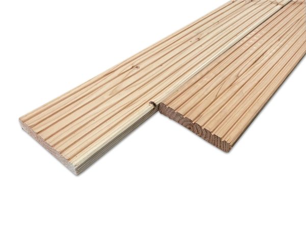 Douglas vlonderplank - 25 x 140 mm 2e sortering