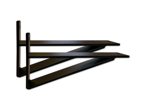 Plankdrager BOU 6 - Zwart gepoedercoat - Afbeelding 5