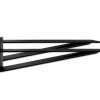 Plankdrager BOU 6 - Zwart gepoedercoat - Afbeelding 9